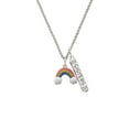 thumbnail image 2 of Delight Jewelry Silvertone Enamel Rainbow Silvertone Sisters Best Friends Forever Bar Charm Necklace, 23", 2 of 4