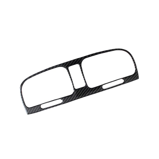 Carbon Fiber Car Air Vent Outlet Cover Stickers Interior Decoration for Golf 6 Direct Replaces Spare Parts Scratch Resistant kusrkot Cubierta de salida de ventilación de aire