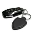 thumbnail image 3 of iPick Image for Ford Bronco Black Real Leather Shield-Style Key Chain, Official Licensed, 3 of 4