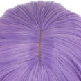 thumbnail image 4 of RightOn Purple Pink Wig Girls Short Bob Curly Purple Pink Wig Cosplay Wig with Bangs Costumes Anime Party Wig, 4 of 5