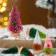 thumbnail image 4 of 4 unids/lote Mini árbol de Navidad 10cm árbol de Navidad Artificial inteligente pinos adornos decoración del hogar, 4 of 4