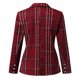 thumbnail image 2 of Pntutb, ropa de negocios para mujer, traje de manga larga estampado con cuello, cárdigan adelgazante, traje de doble botonadura, abrigo, tops, chaqueta, liquidación Pntutb Pntutb-1987, 2 of 6