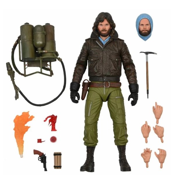 NECA-The Thing UlOscar MacReady Figura de acción, 7 ", Outpost exclusivo, Juguete de lujo, Forma espeluznante, 31 zhangmengya unisex