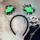 thumbnail image 1 of Decoraciones de Halloween, adornos de Halloween, disfraces de Halloween, diademas luminosas, accesorios para el cabello, decoraciones para fiestas de festivales de fantasmas, diadema de murciélagos es, 1 of 6