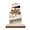 A002- B, variant on Black Cat Halloween Decor, 6 Inch Cute Halloween Decorations for Home, Spooky Wooden Halloween Tiered Tray Decor for Mantel Shelf Desk, 1 Pack