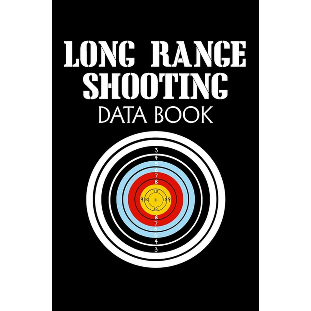 Long Range Shooting Data Book Target, Handloading Logbook, Range Shooting Book, Target