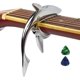 thumbnail image 2 of Cejilla de aleación de zinc para guitarra Shark Capo para guitarra acústica y eléctrica con buena sensación en la mano, sin vibraciones y duradera (plateada), 2 of 4
