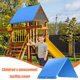 thumbnail image 5 of Lona de repuesto para columpios Lona de repuesto para parques infantiles Fundas para columpios de exterior Toldo impermeable para parques infantiles 52 x 90 pulgadas, 5 of 5