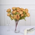 thumbnail image 6 of BalsaCircle 2 Bouquets Gold 19 in Artificial Peony Flowers Silk Floral Bushes Party Events Decorations Supplies, 6 of 8