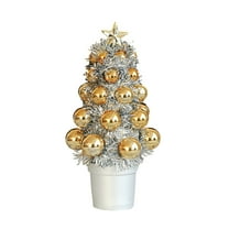 Christmas Small Christmas Tree,Artificial Christmas Tree with Christmas Ornaments Christmas Ball,Tabletop Christmas Tree for Christmas Decorations Home Room Party Winter Indoor Outdoor