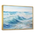thumbnail image 2 of Designart "Liquid Art Of Oceanic Charm III" Ocean Floater Framed Canvas Wall Art, 2 of 5