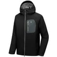 thumbnail image 6 of Little Donkey Andy Men's Waterproof Rain Jacket Outdoor Lightweight Rain Shell Coat for Hiking, Golf, Travel (Black S), 6 of 7