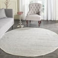 thumbnail image 3 of SAFAVIEH Rag Robynne Striped Cotton Area Rug, Ivory/Multi, 9' x 9' Round, 3 of 11