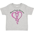 thumbnail image 3 of Inktastic Breast Cancer Awareness with Pink Ribbon Heart Boys or Girls Toddler T-Shirt, 3 of 5