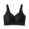 thumbnail image 2 of ALLLIST No Wire Underwear for Women Back Support Plus Size Bras Push up Black Solid T-Shirt Womens Lingerie Size M, 2 of 5