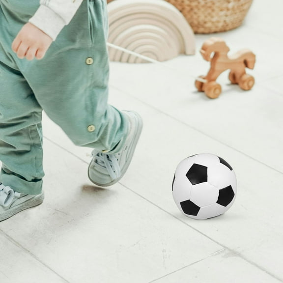 TABLZONE Indoor Soft Soccer Ball White for Casual Sports and Skill Development