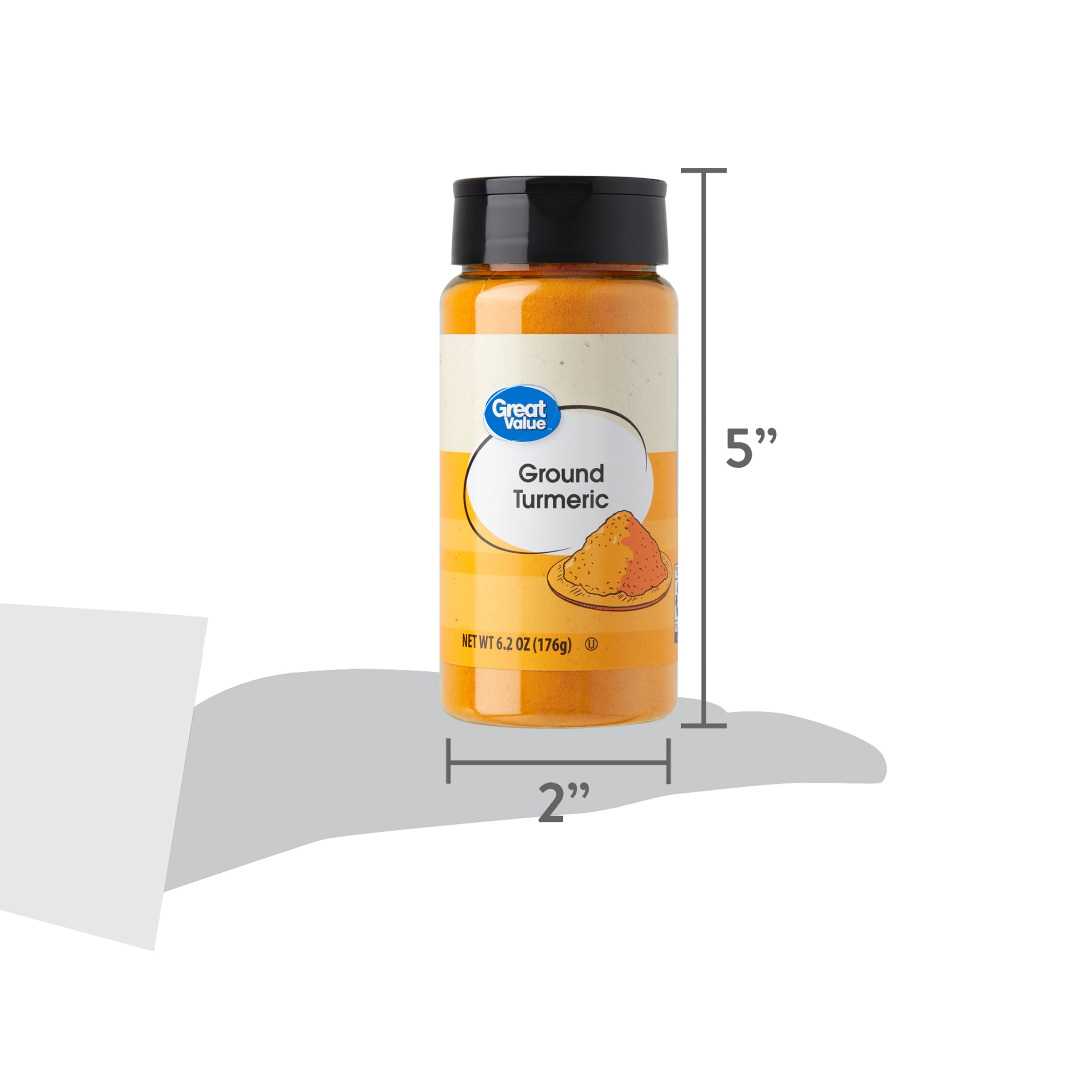 Great Value Ground Turmeric, 6.2 oz