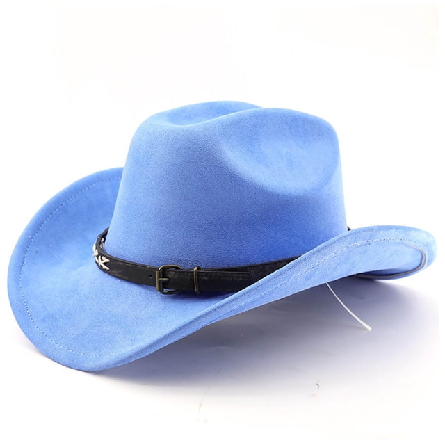 Western Frontier Cowboy Hat Curved Brim for Outdoor Adventure Travel Riding and Country Style Craftsmanship