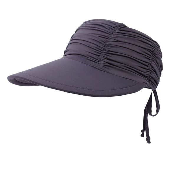Riforla Women Men Summer Western Cowboy Hat Shapeable Straw Hat Hollowed Out Sun Hat Beach Hats for Women Dark Gray