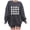 Light Gray_2, variant on Women's Halloween Sweatshirt Doll Reading Books Sweatshirt Cute Graphic Funny Pumpkin Print Pullover Tops University T Shirt Funny Party Clothes