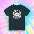 thumbnail image 1 of Life Is Good Shirt Baseball Graphic Bat Ball Sports Fan Gift Tee S-5XL, 1 of 4