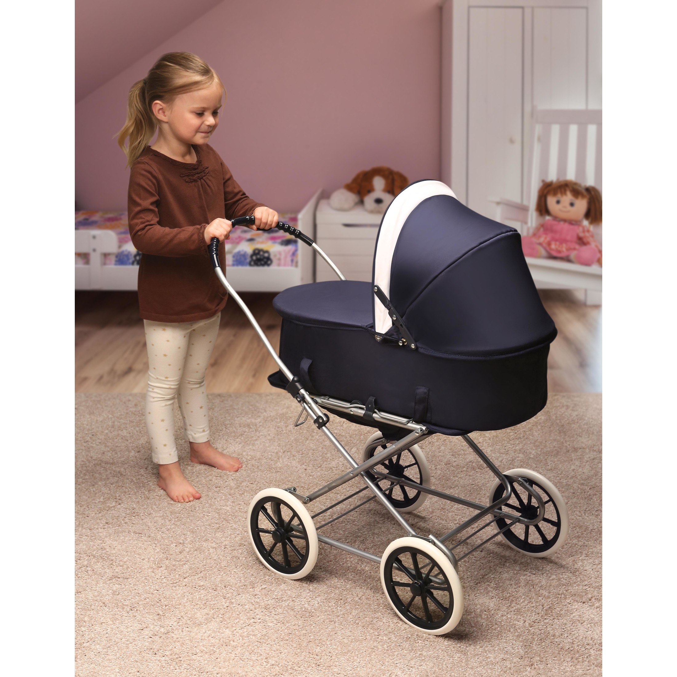 Badger Basket Just Like Mommy 3-in-1 Doll Pram Stroller photo 2