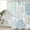 White Sky Blue, variant on Teal Blue Grey Coastal Waterproof Fabric Shower Curtain, Summer Beach Coral Shell Starfish Shower Curtain for Bathroom Curtains Bathtubs Hotel Washable Shower Curtains with 12 Hooks Small 36x72in