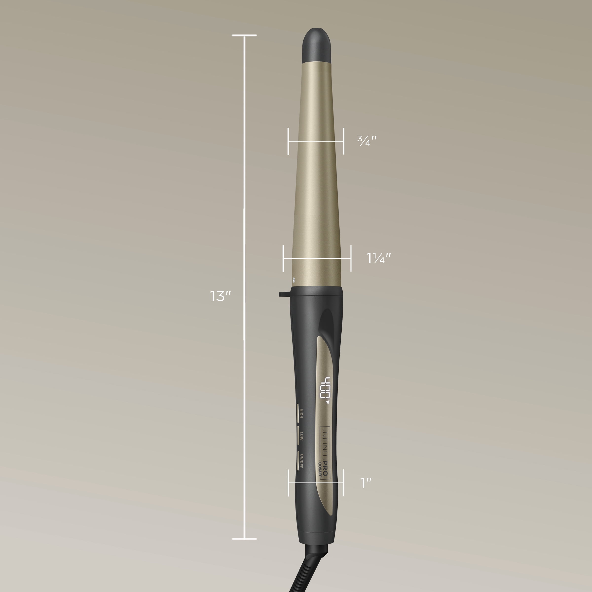 InfPRO by Conair 3/4" - 1.25" Curling Wand