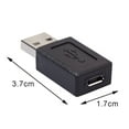 thumbnail image 5 of Deyuer Adapter USB 2 0 B Adapter PVC Male to USB Female B Connector for Computers Black, 5 of 7