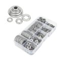 thumbnail image 3 of 580pcs Flat Washers M2-M12 Stainless Steel A2 Washers Assortment Set, 3 of 5