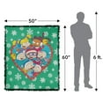 thumbnail image 2 of Nickelodeon 90'S Blanket, 50'x60' Rugrats Group Christmas Woven Tapestry Cotton Blend Fringed Throw Blanket, 2 of 6