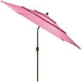 thumbnail image 3 of Northlight 9.75ft Outdoor Patio Market Umbrella with Hand Crank and Tilt, Pink, 3 of 5