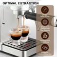 thumbnail image 3 of LINKChef Espresso Machine 20 Bar, Rapid Cold Brew, Professional Espresso Maker with Milk Frother Steam Wand, 3 of 10