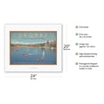 thumbnail image 2 of Coronado Island California - Across the Bay from San Diego - Hotel Del Coronado - Sailing - Vintage Travel Poster by Kerne Erickson - Fine Art Rolled Canvas Print 16in x 20in, 2 of 4