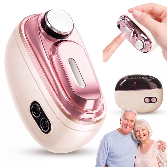2-in-1 Smart Electric Nail Clipper & Polisher, Rechargeable Electric Nail Clipper with LED Light, Smart Electric Nail Clipper for Adults Seniors.