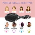 thumbnail image 7 of Halloween Doodle Elements Hair Brush,Girls Detangling Hair Brush,Glide Through Tangles with Ease for Wet & Dry Hair,8.8"X2.8", 7 of 7
