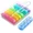 28 grids-C, variant on Weekly Pill Organizer 4 Times a Day, 7 Day Pill Box with 28 Large Compartments, Portable Daily Pill Case, Moisture-Resistant Pill Holder for Vitamins, Supplements & Medications
