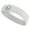 White, variant on Teasing Face Embroidered Head Band Terry - White OSFM