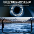 thumbnail image 4 of 1 Set of Bling Diamond Camera Lens Protector for iPhone 15 Pro, HD Clear Tempered Glass Metal Camera Lens Protection Cover, Case Friendly, Scratch Proof for iPhone 15 Pro, Blue, 4 of 5