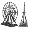 thumbnail image 4 of Desktop Ferris Wheel Decoration Model Ferris Wheel Statue Ornament for Home/Office, 4 of 5