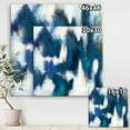 thumbnail image 2 of Designart Texture glam bleue II Art mural sur toile, 2 of 3
