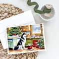 thumbnail image 2 of Siberian Husky Christmas Cookies Greeting Cards Pack of 8 7 in x 5 in, 2 of 3