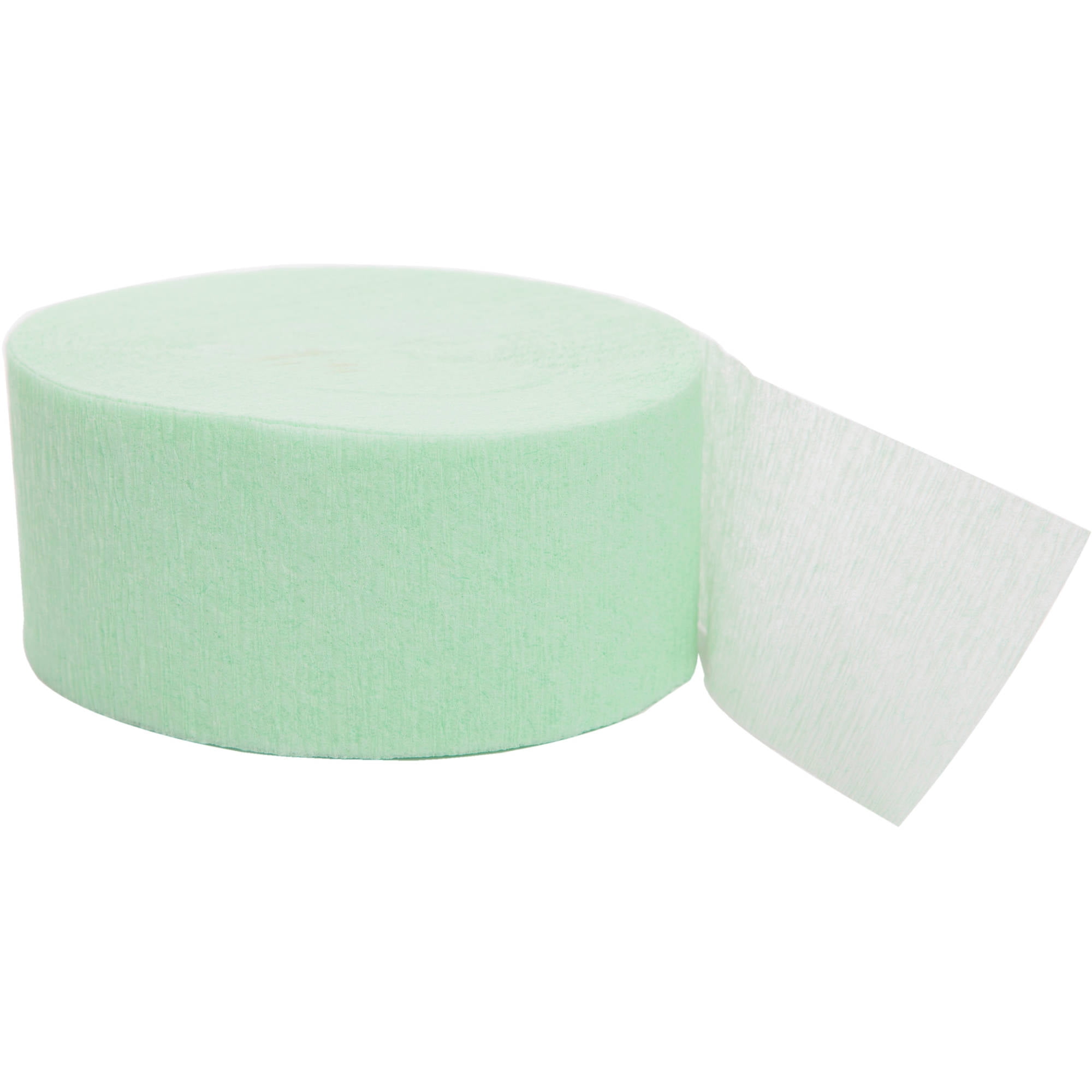 Mint Green Crepe Paper Party Streamer Roll, 81ft, 1ct