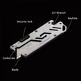 thumbnail image 3 of Pretty Comy Stainless Steel EDC Folding Utility Knife Wallpaper Knife Multi-function Paper Cutter Courier Knife Manual Knife Outdoor Peeler, 3 of 6