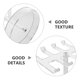 thumbnail image 3 of WHAMVOX Organizador De Joyería Acrílico Transparente Para Desmontable, 3 of 8