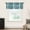 Green, variant on Burnt Orange Ombre Valance Curtains for Kitchen/Living Room/Bathroom/Bedroom Window, Rod Pocket Small Topper Half Short Window Curtains Voile Sheer Scarf, Abstract Art Moire Ocean Waves 42"x18"