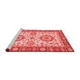 thumbnail image 2 of Ahgly Company Machine Washable Indoor Square Oriental Red Traditional Area Rugs, 5' Square, 2 of 4