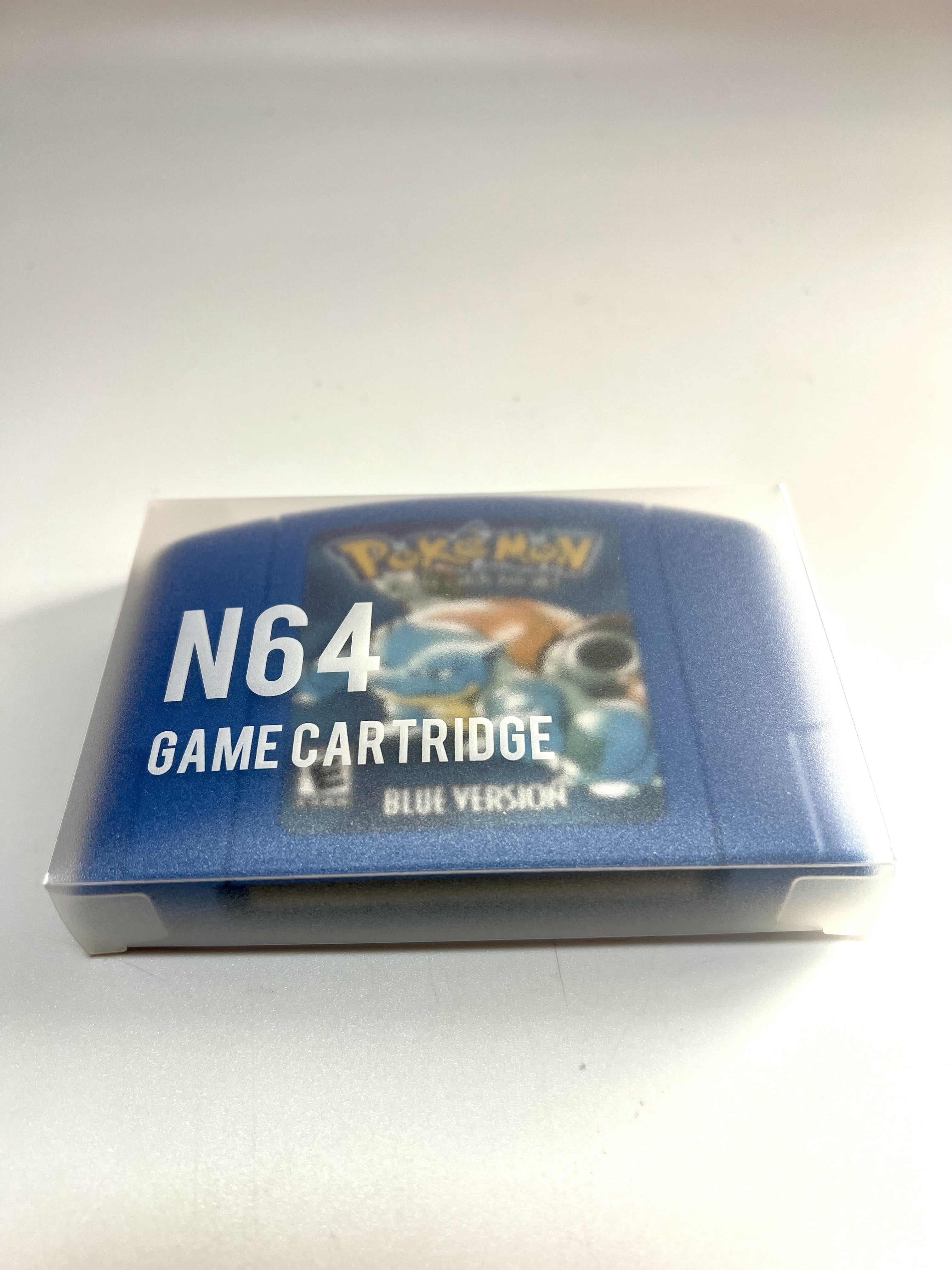 Pokemon Blue N64 Homebrew Game Cartridge (Special Edition) for Nintendo 64