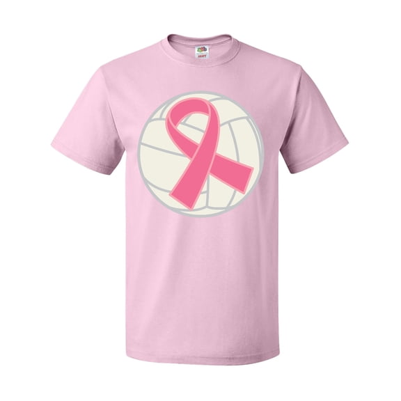 Inktastic Breast Cancer Volleyball Pink Ribbon Sports Gear T-Shirt