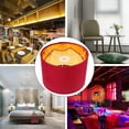 thumbnail image 3 of BRIGHTFUFU 1Pc Red Cloth Lampshade Easy Install Table Light Cover for Bedroom Living Room, 3 of 8
